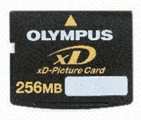 Verloren: 256MB memorycard, Olympus
